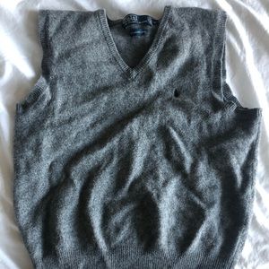 Ralph Lauren Grey Wool Vest